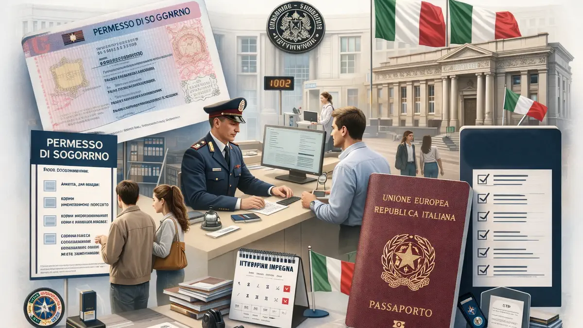 ВНЖ в Италии 2026 - permesso di soggiorno, документы, сроки и продление