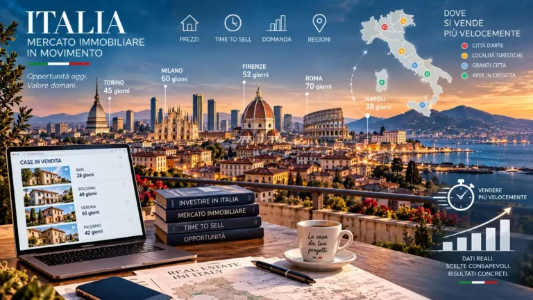 Сколько продаётся недвижимость в Италии: time to sell и ликвидность объекта