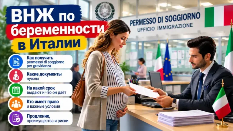 ВНЖ по беременности в Италии: как получить, сколько действует и что делать после родов