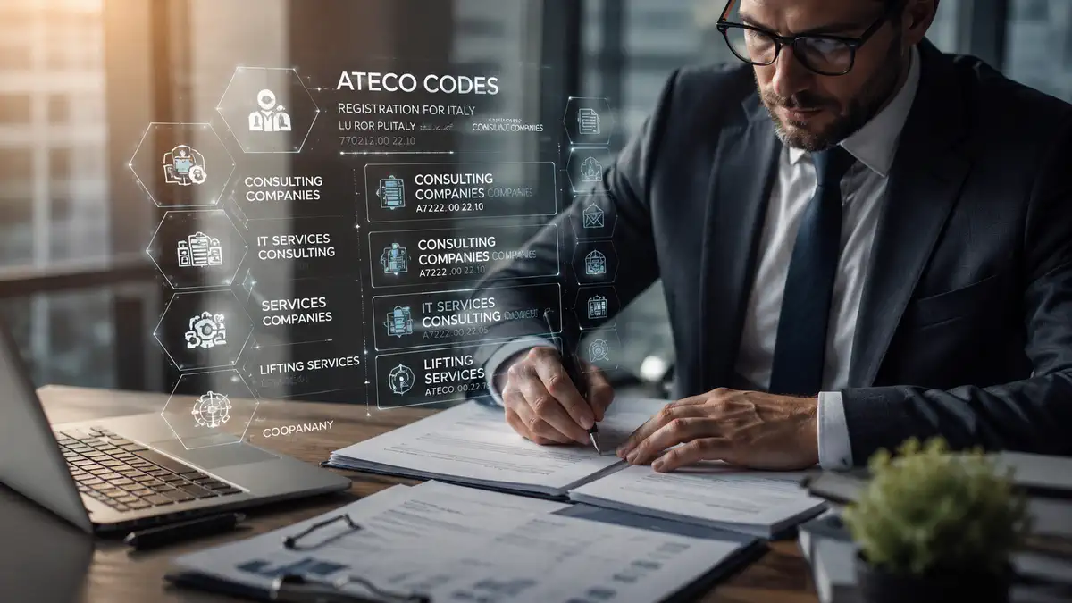 Регистрация бизнеса в Италии с выбором кода ATECO