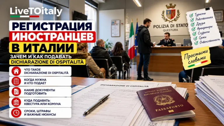 Регистрация иностранцев в Италии: зачем и как подавать dichiarazione di ospitalità