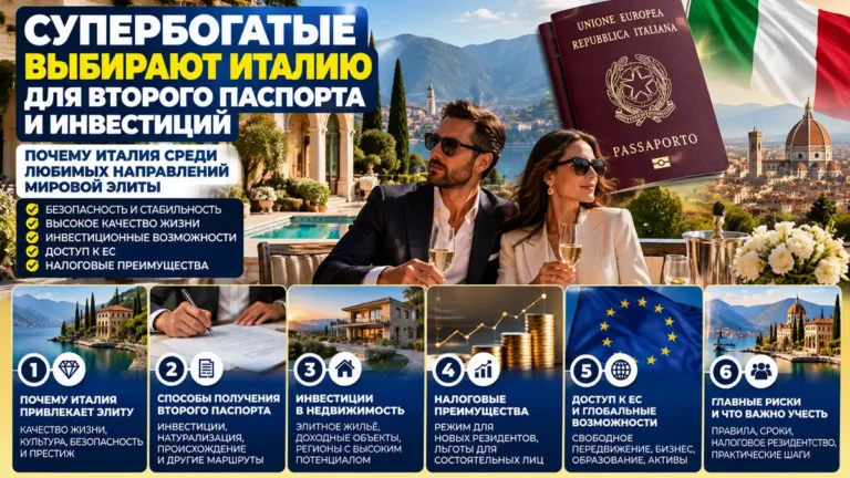 Супербогатые стремятся получить второй паспорт: Италия среди любимых направлений