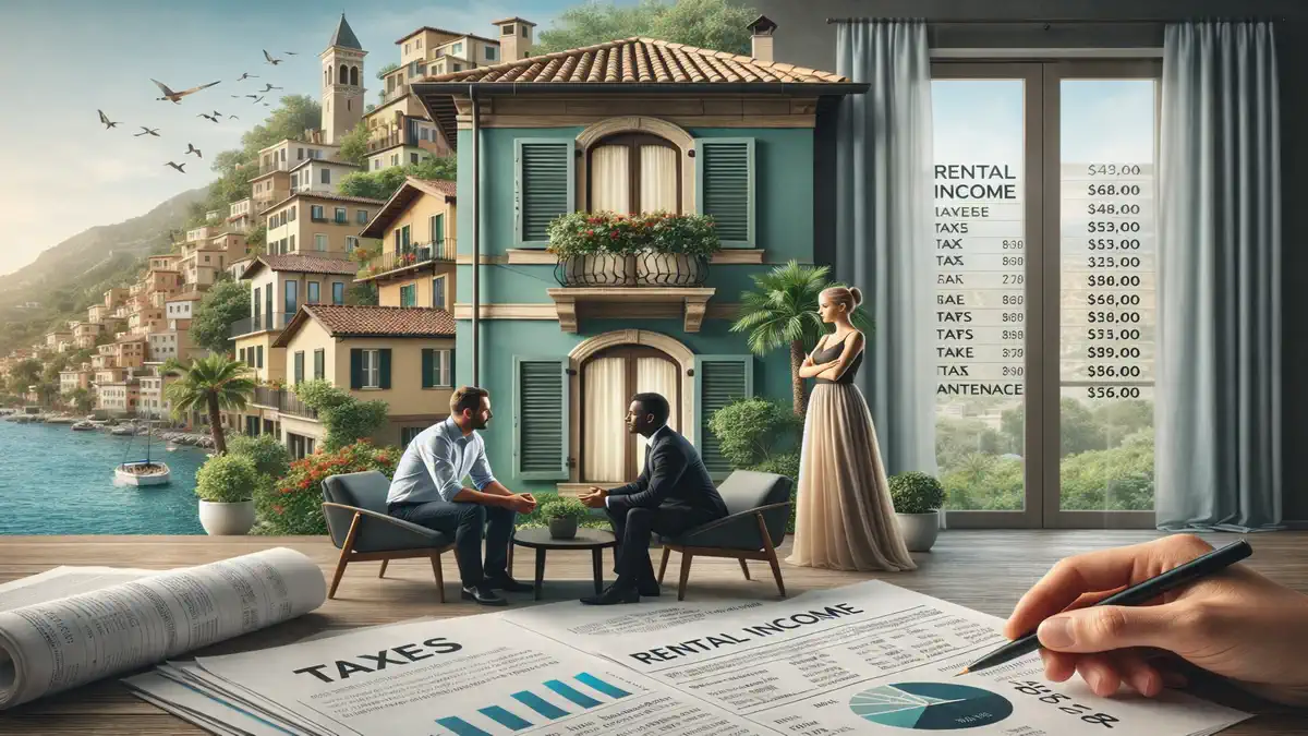 Дом на побережье Италии, иллюстрирующий расходы на его содержание