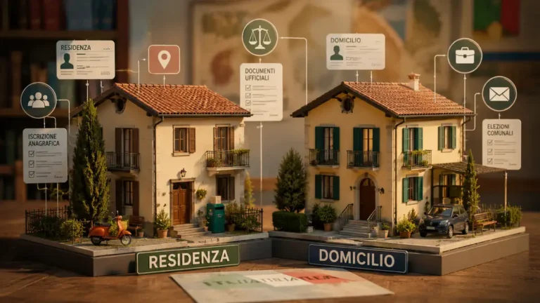Residenza и domicilio в документах Италии: какой адрес указывать
