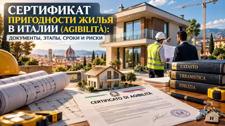 Как получить сертификат пригодности жилья в Италии (agibilità): документы, этапы, сроки и риски