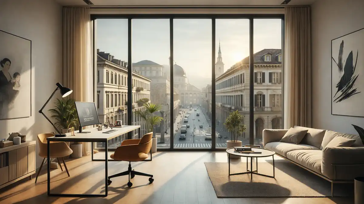 Красивая квартира с видом на центр Турина, подходящая для покупки иностранцами