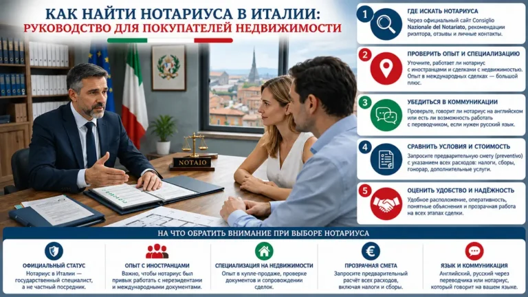 Как найти нотариуса в Италии: руководство для покупателей недвижимости