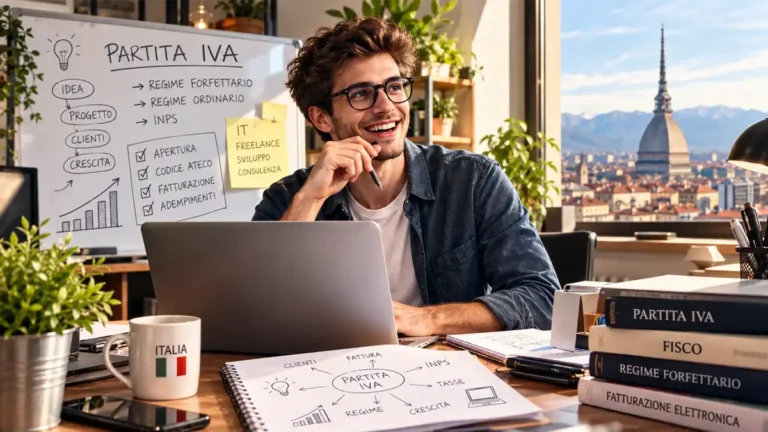 Partita IVA для IT-специалиста в Италии: налоги, ATECO и сколько останется