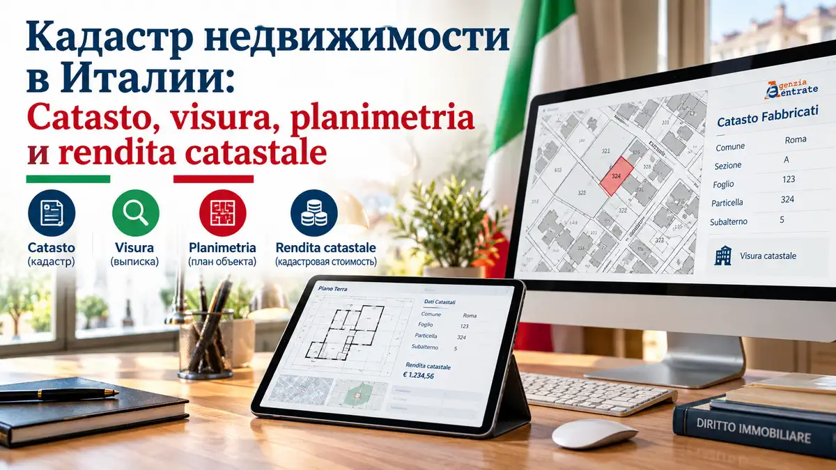 Кадастровая стоимость в Италии: формула расчёта