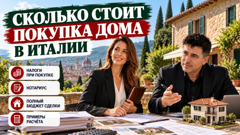 Сколько стоит покупка дома в Италии: налоги, нотариус и полный бюджет сделки