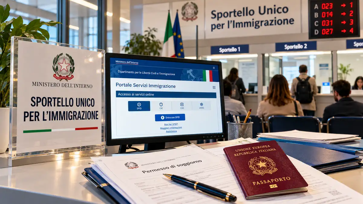 Sportello Unico per l'Immigrazione — портал для подачи заявлений на работу и воссоединение семьи в Италии