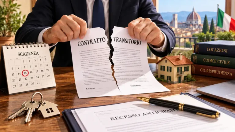 Досрочное расторжение transitorio в Италии: когда можно выйти и какой нужен preavviso