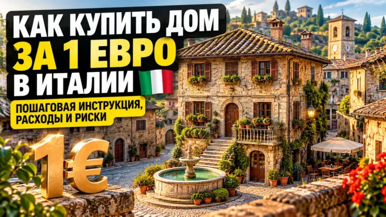 Как купить дом за 1 евро в Италии: пошаговая инструкция, расходы и риски