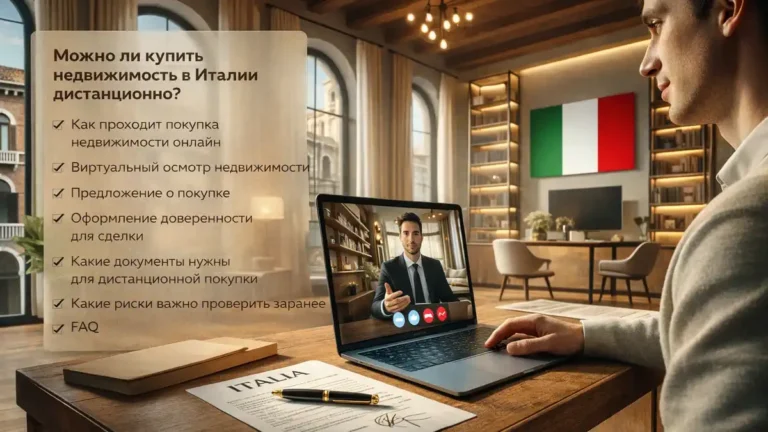 Покупка недвижимости в Италии онлайн: как проходит дистанционная сделка