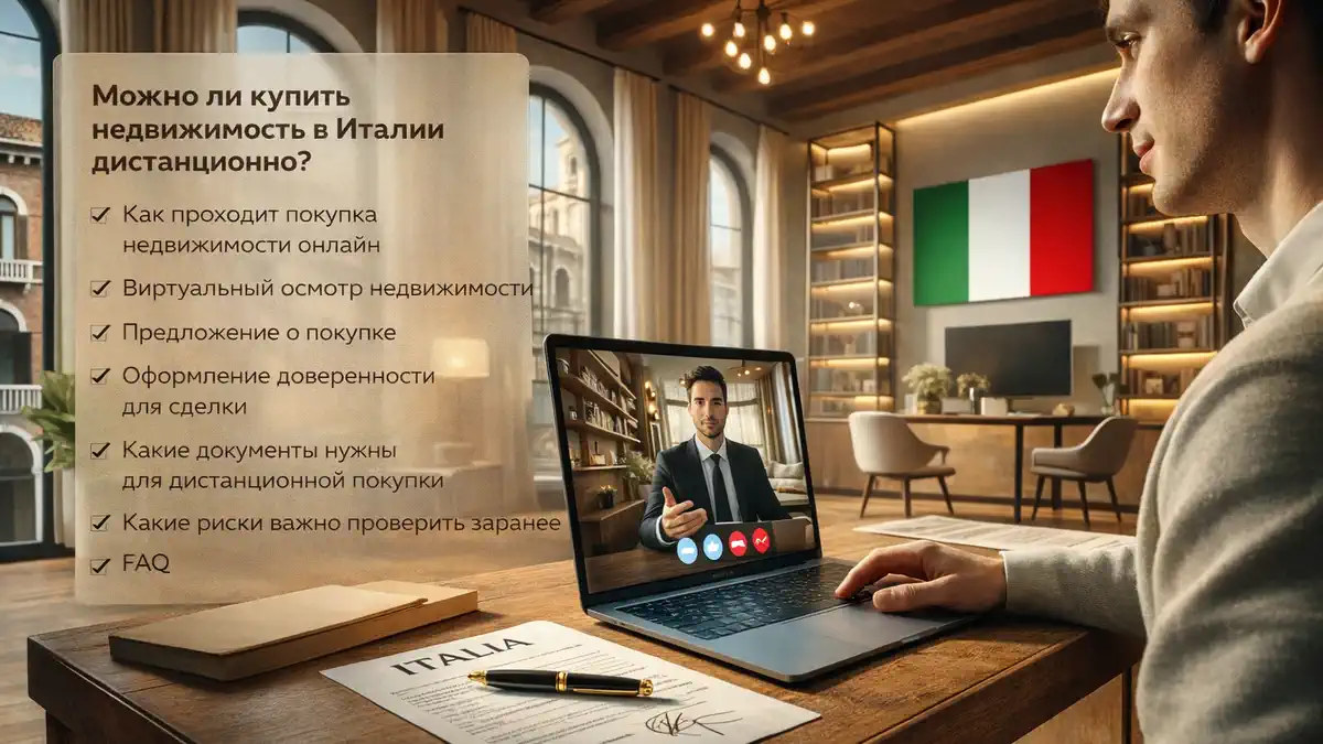 Онлайн-покупка недвижимости в Италии с LiveTOitaly: процесс сделки через доверенность