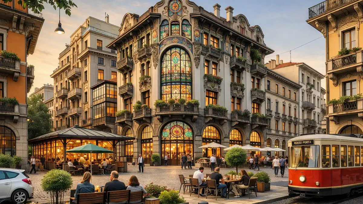 Архитектура и виды района CIT Turin: очарование ар-нуво в Турине