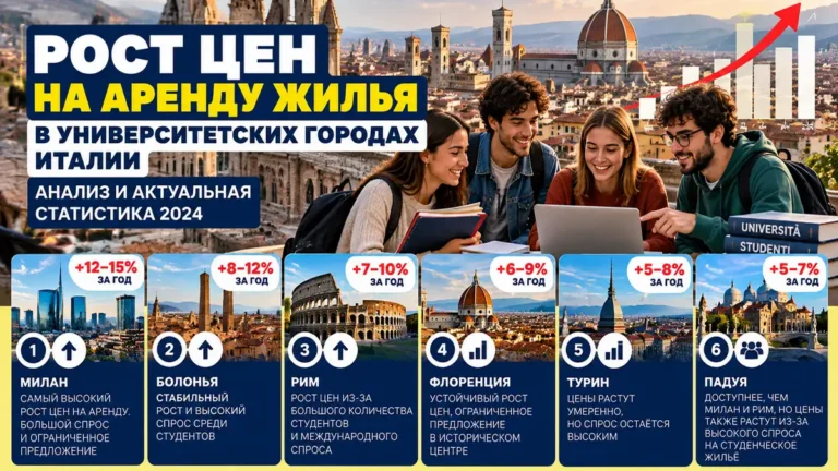 Аренда для студентов в Италии: сколько стоит комната в Милане, Риме, Болонье, Турине и Неаполе