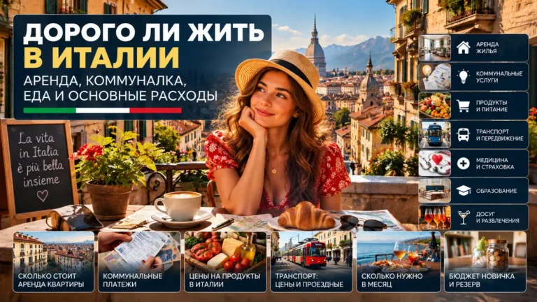 Дорого ли жить в Италии: аренда, коммуналка, еда и основные расходы
