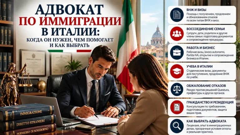 Адвокат по иммиграции в Италии: когда он нужен, чем помогает и как выбрать