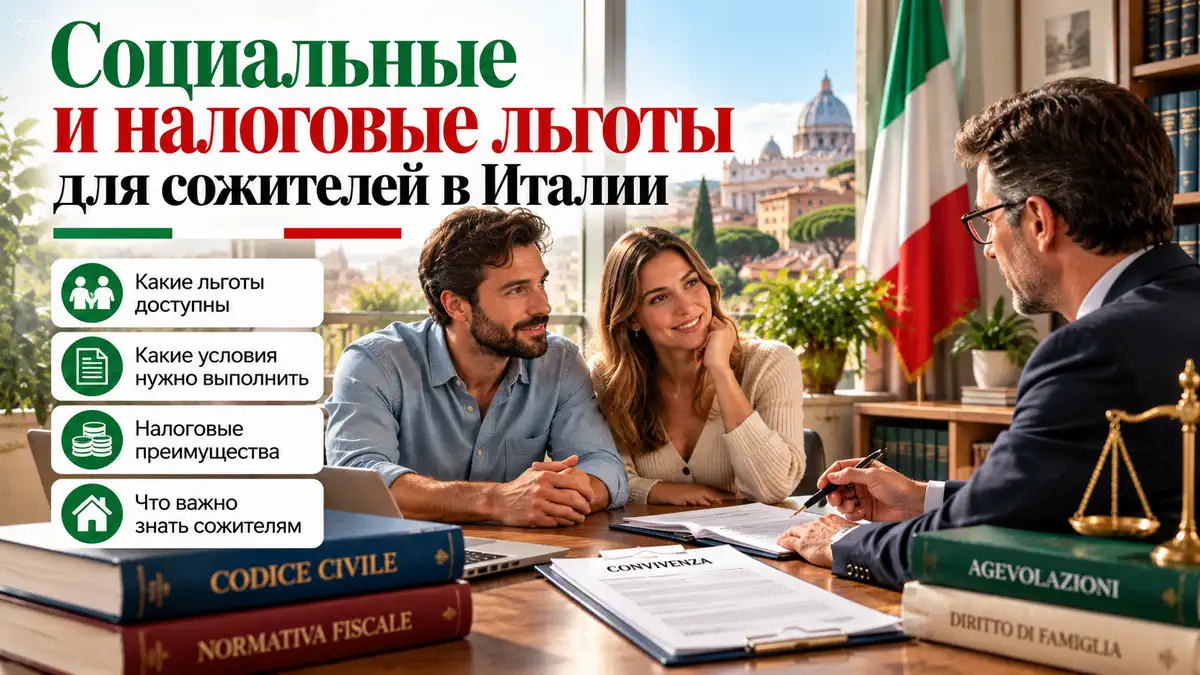Сожители обсуждают социальные льготы за столом с документами