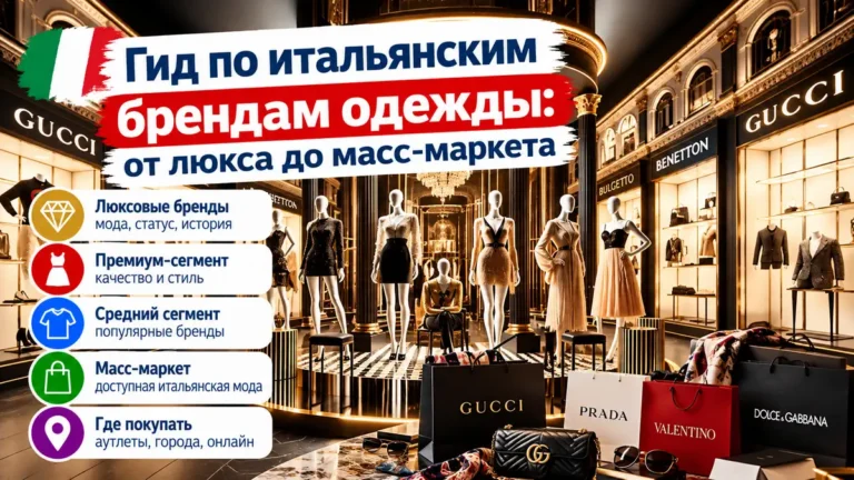 Гид по итальянским брендам одежды: от люкса до масс-маркета