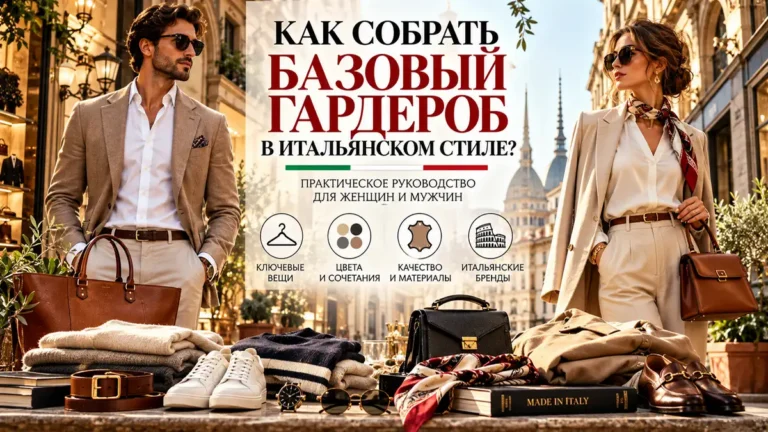 Базовый гардероб в итальянском стиле: практический гид для женщин и мужчин