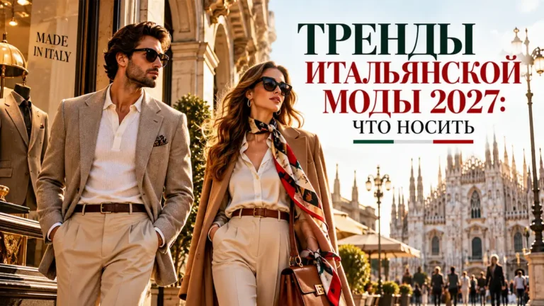 Тренды итальянской моды осень-зима 2026/2027: что носить