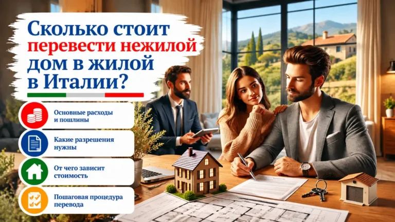 Сколько стоит перевести нежилой дом в жилой в Италии?