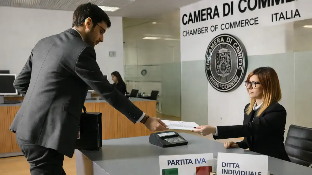 Процесс регистрации Partita IVA в Торговой палате Италии