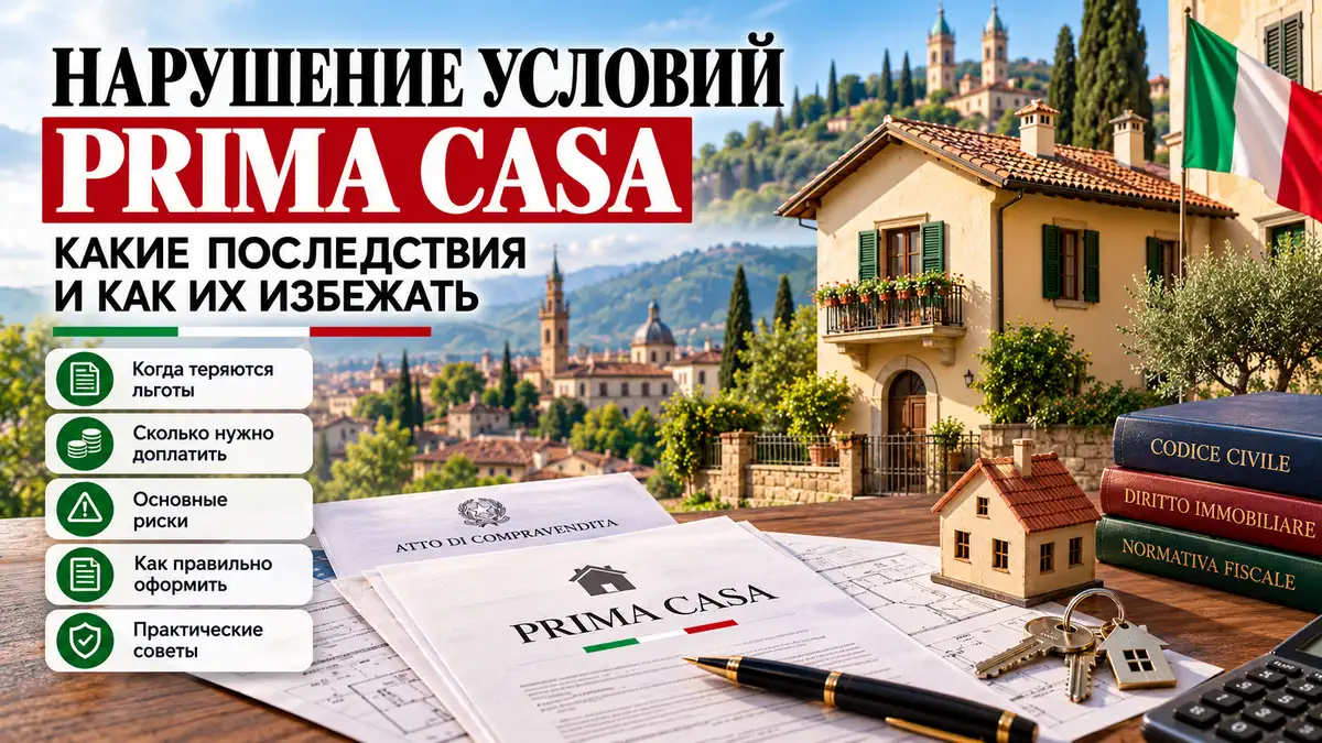 Купил квартиру в Италии с льготой и решил продать: как обнаружились налоговые долги Купил квартиру в Италии с льготой и решил продать: как обнаружились налоговые долги