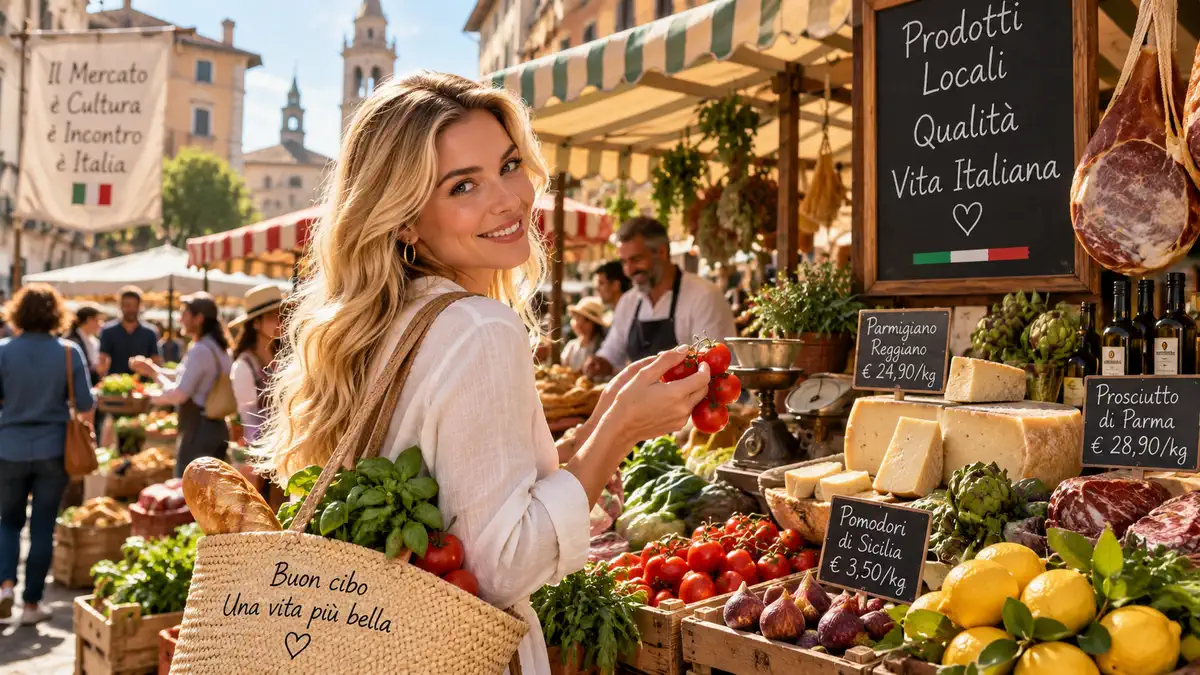 Итальянские рынки: свежие продукты, фермерские товары и аутентичные деликатесы