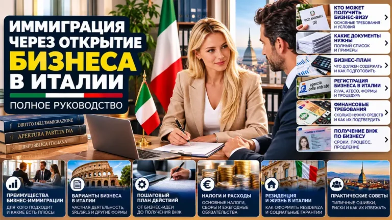 Иммиграция через бизнес в Италию: даёт ли открытие компании ВНЖ и какой маршрут выбрать