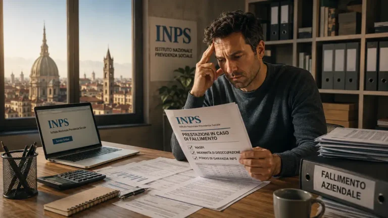 Как INPS помогает с выплатами при банкротстве компании в Италии