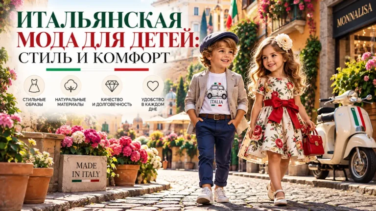 Итальянская мода для детей: стиль и комфорт