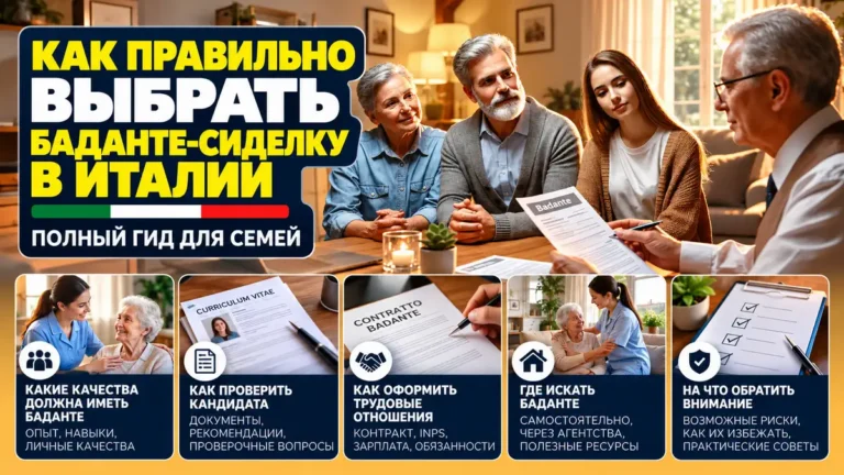 Как выбрать сиделку в Италии: где искать, что проверить и какие вопросы задать