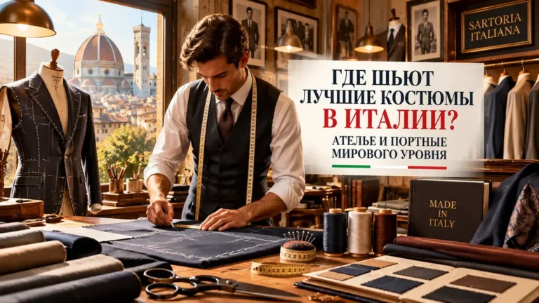 Лучшие мужские костюмы в Италии: ателье и портные мирового уровня