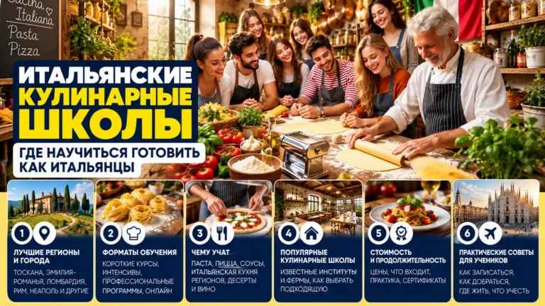 Итальянские кулинарные школы: где научиться готовить как итальянцы