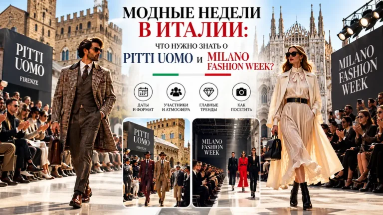 Главные модные события Италии: Milano Fashion Week и Pitti Uomo