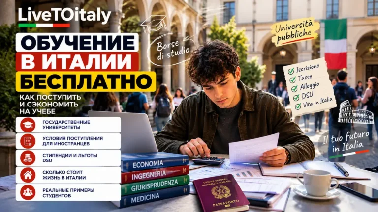 Обучение в Италии бесплатно: как поступить и сэкономить на учебе