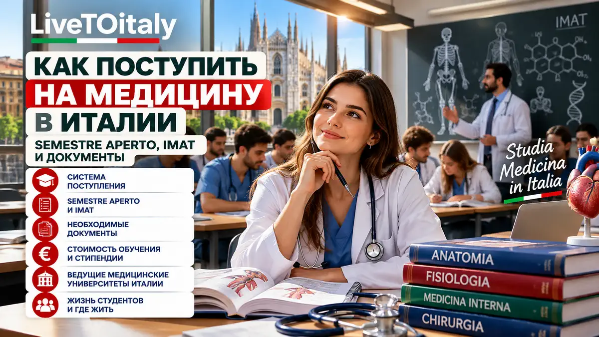 Студенты на лекции в медицинском университете Италии