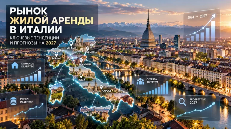 Рынок аренды жилья в Италии в 2027 году: прогноз цен, спроса и предложения