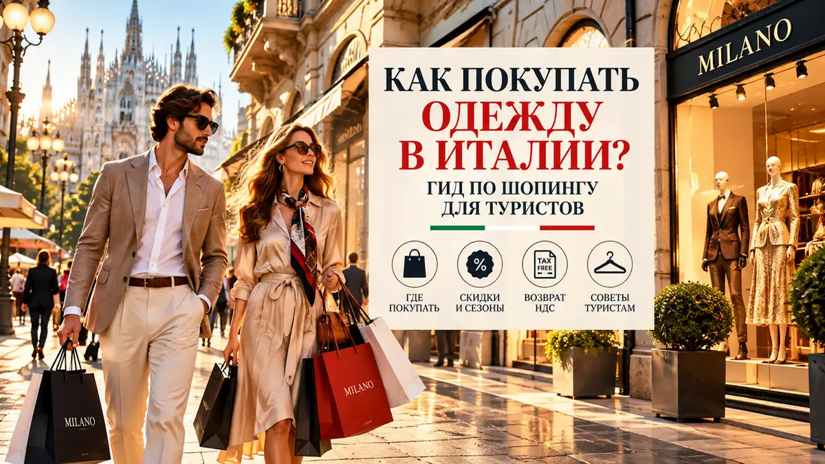 Покупка одежды в Италии: бутики и аутлеты