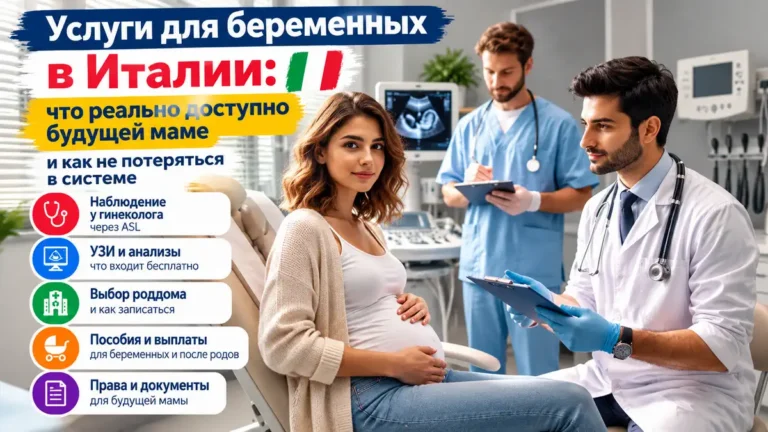 Услуги для беременных в Италии: что реально доступно будущей маме и как не потеряться в системе