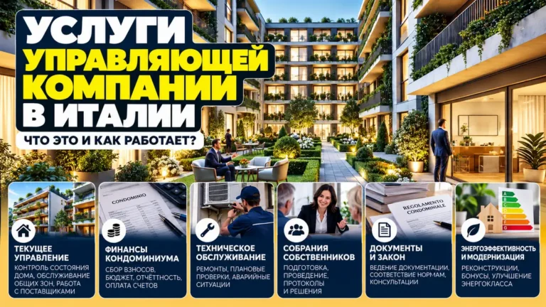 Управляющая компания в Италии: как работает администратор кондоминиума и за что платят собственники