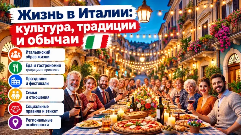 Жизнь в Италии: культура, традиции и обычаи