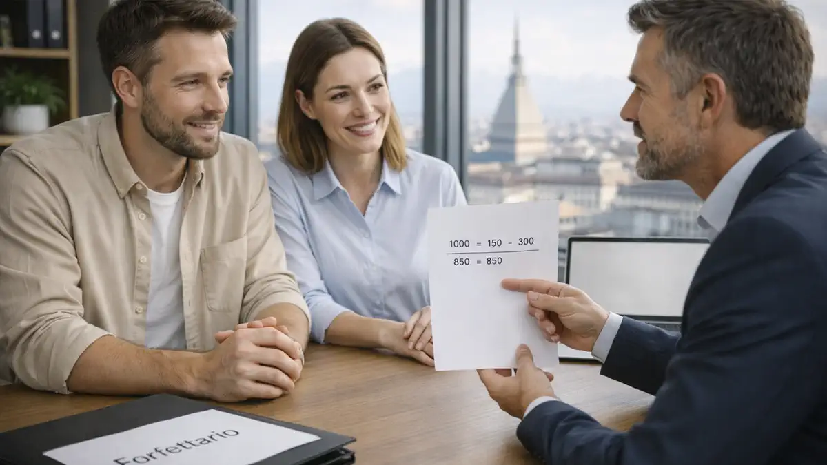 Налог forfettario в Италии: расчет 5% и 15%, документы и планирование Современная консультация по налогам для ИП в Италии, аккуратные документы и расчет, спокойная деловая