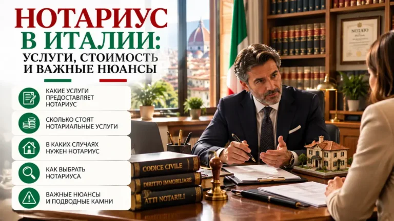 Нотариальные услуги в Италии: как организовать оформление и получить расчёт
