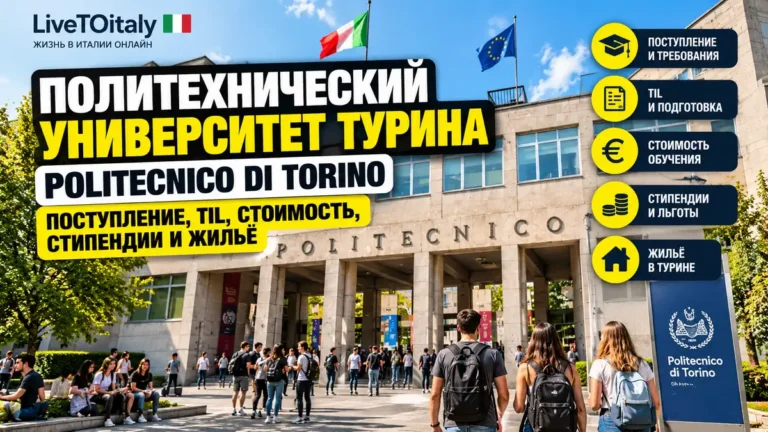Политехнический университет Турина (Politecnico di Torino): поступление, TIL, стоимость, стипендии и жильё