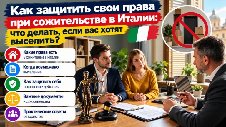 Как защитить свои права при сожительстве в Италии: что делать, если вас хотят выселить?