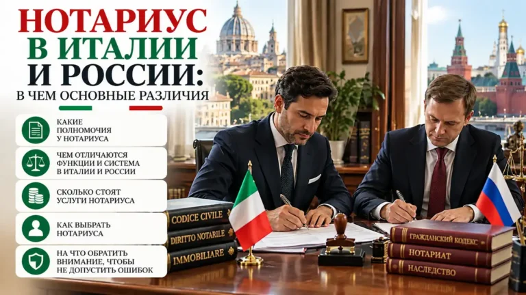 Сравнение нотариуса в Италии и России: в чем разница?